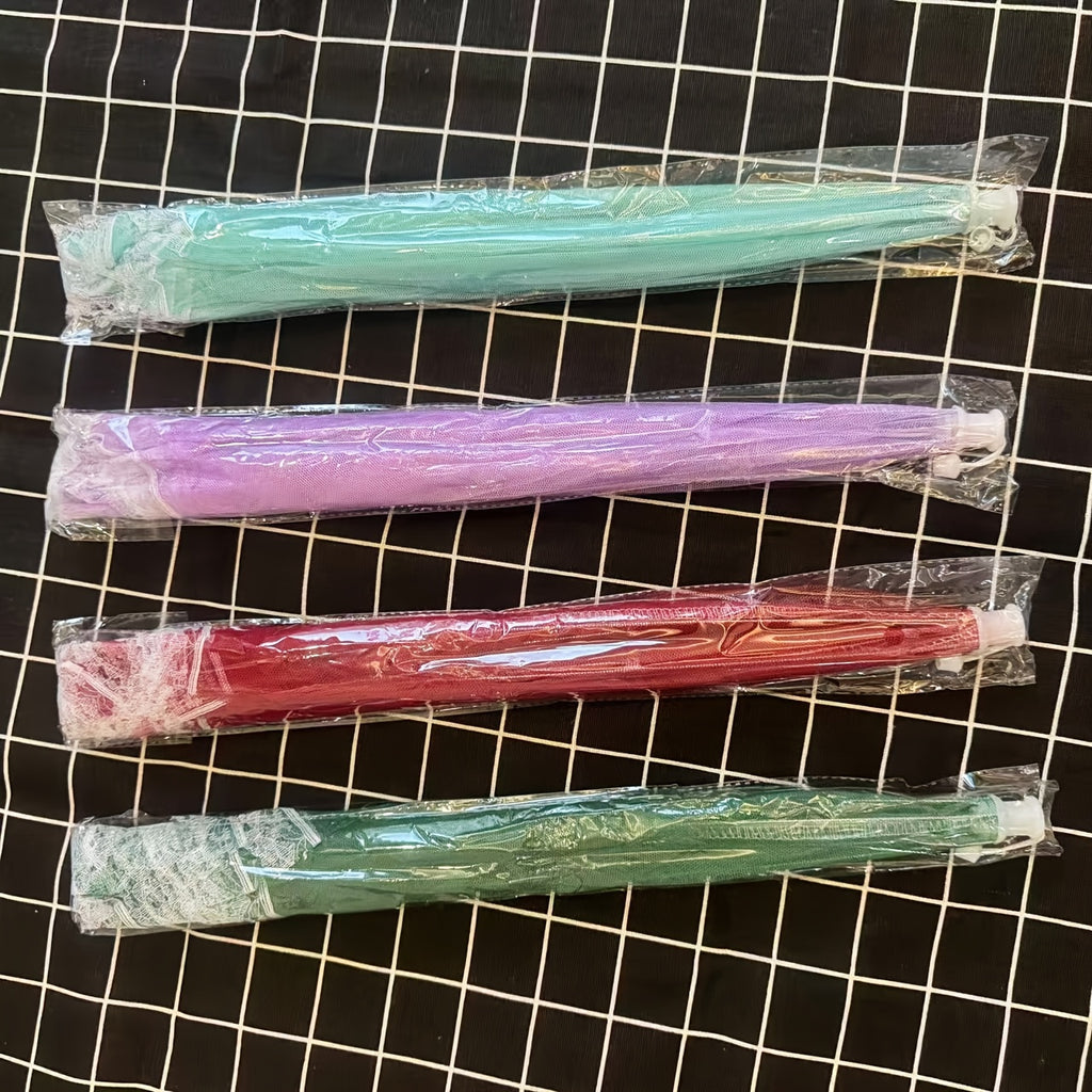 6pcs Random Color 3pcs Colorful Food Covers Combination, Outdoor Picnic Food Covers, Lace Mesh Multi-Color Breathable Food Covers, Anti-Mosquito And Fly, Dust-Proof And Foldable Food Covers