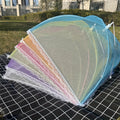 6pcs Random Color 3pcs Colorful Food Covers Combination, Outdoor Picnic Food Covers, Lace Mesh Multi-Color Breathable Food Covers, Anti-Mosquito And Fly, Dust-Proof And Foldable Food Covers