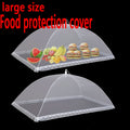 Collapsible White Net Food Cover Tent - Strong Insect And Fly Protection, Portable Outdoor Food Shade, Easy-Clean Mesh Design, Suitable for Picnics, Bbqs, Parties, Outdoor Dining - Compatible with Standard Picnic Tables And Grills